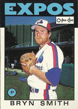 1986 O-Pee-Chee Baseball Cards 299     Bryn Smith